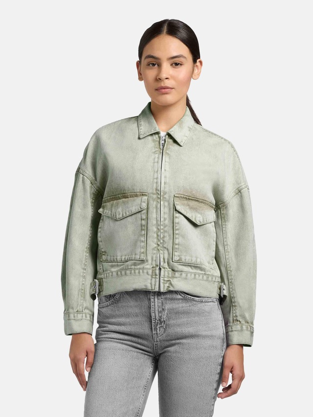 khujo Hemdjacke »Nelina« 1 Stk. tlg. ohne Kapuze Oversize Jeansjacke
