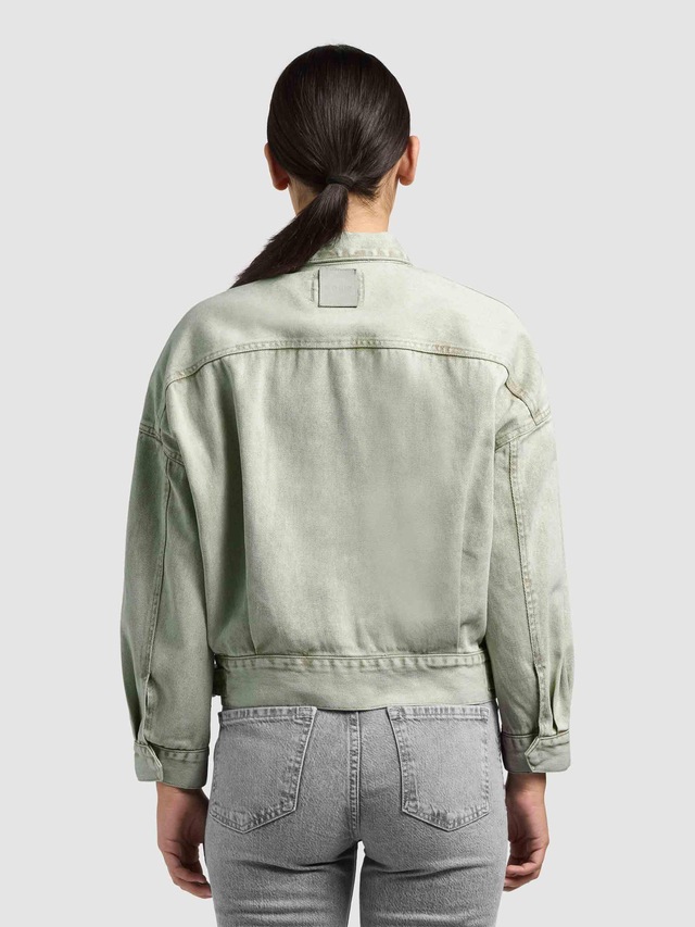 khujo Hemdjacke »Nelina« 1 Stk. tlg. ohne Kapuze Oversize Jeansjacke