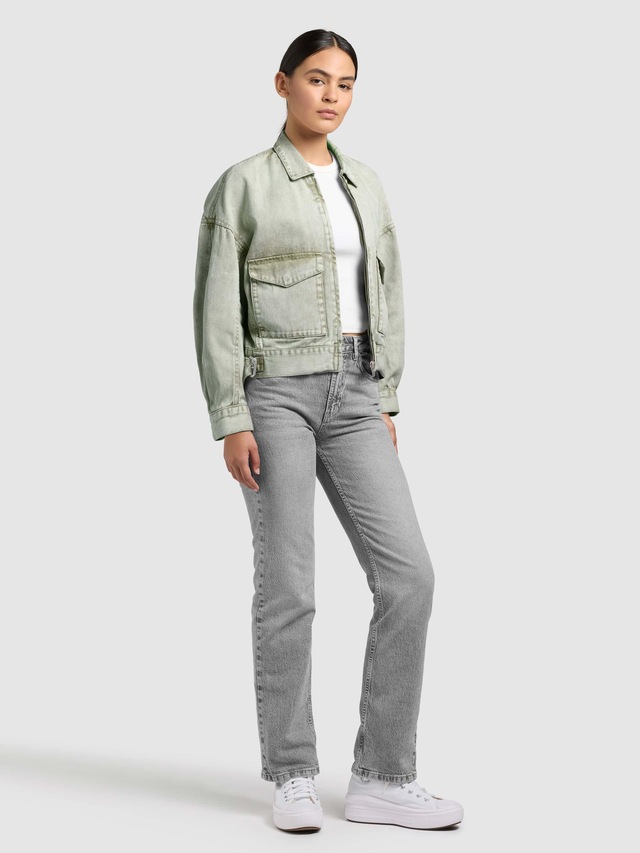khujo Hemdjacke »Nelina« 1 Stk. tlg. ohne Kapuze Oversize Jeansjacke