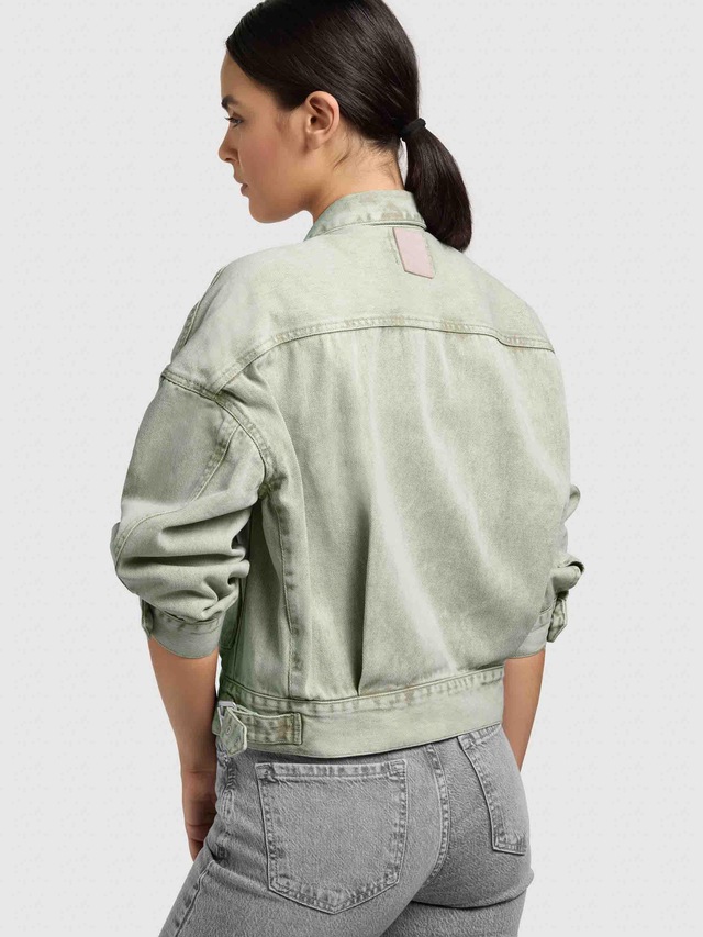 khujo Hemdjacke »Nelina« 1 Stk. tlg. ohne Kapuze Oversize Jeansjacke