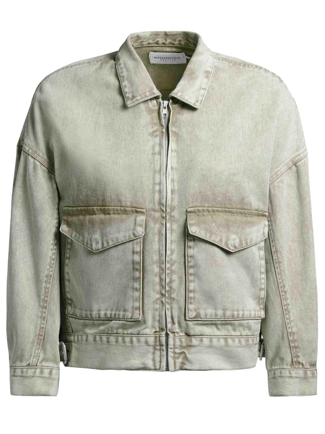 khujo Hemdjacke »Nelina« 1 Stk. tlg. ohne Kapuze Oversize Jeansjacke
