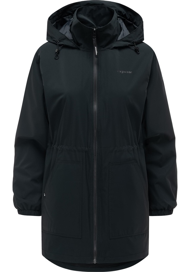Ragwear Kurzmantel »Brona« Kurzer Damen Übergangsmantel mit Taillenzugband