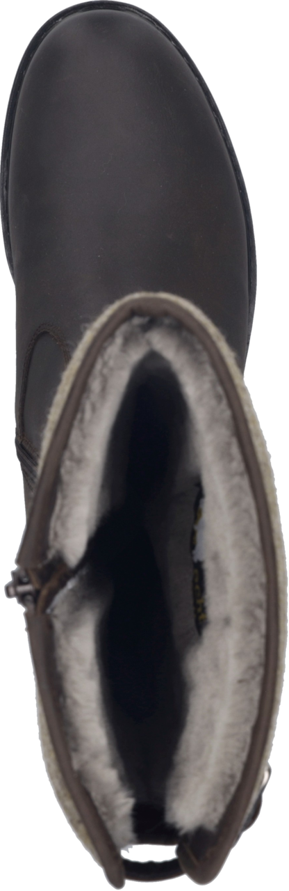 Josef Seibel Stiefel »Melinda 34« Blockabsatz, Langschaftstiefel mit Filzbesatz, Weite G