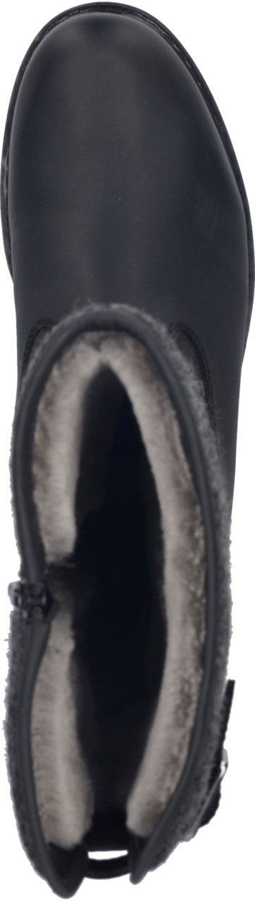 Josef Seibel Stiefel »Melinda 34« Blockabsatz, Langschaftstiefel mit Filzbesatz, Weite G