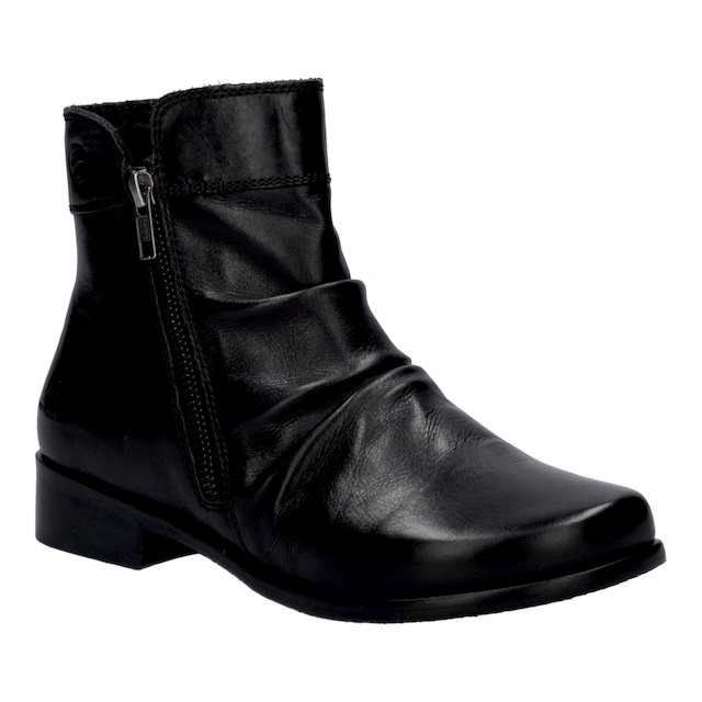 Josef Seibel Stiefelette »Catrin 12« Blockabsatz, Ankleboots, slouchy Falten am Schaft, Weite H (sehr weit)
