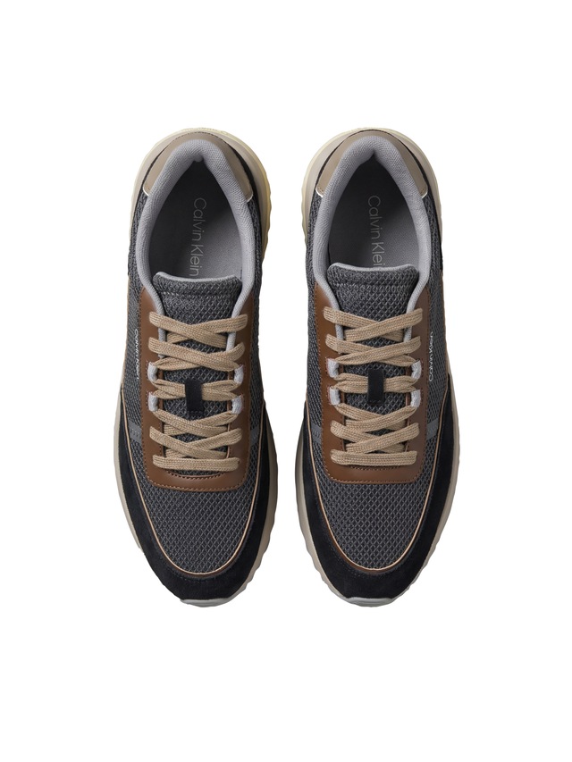 Calvin Klein Sneaker »CITY RUNNER LACEUP NY-REC SU« Freizeitschuh, Halbschuh, Schnürer mit Mesh
