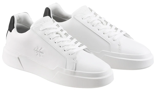 Calvin Klein Jeans Sneaker »CHUNKY CUPSOLE LACEUP LTH« Freizeitschuh, Halbschuh, Schnürer mit CK-Logoprägung