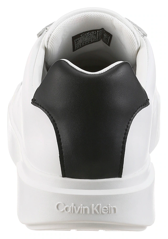 Calvin Klein Jeans Sneaker »CHUNKY CUPSOLE LACEUP LTH« Freizeitschuh, Halbschuh, Schnürer mit CK-Logoprägung