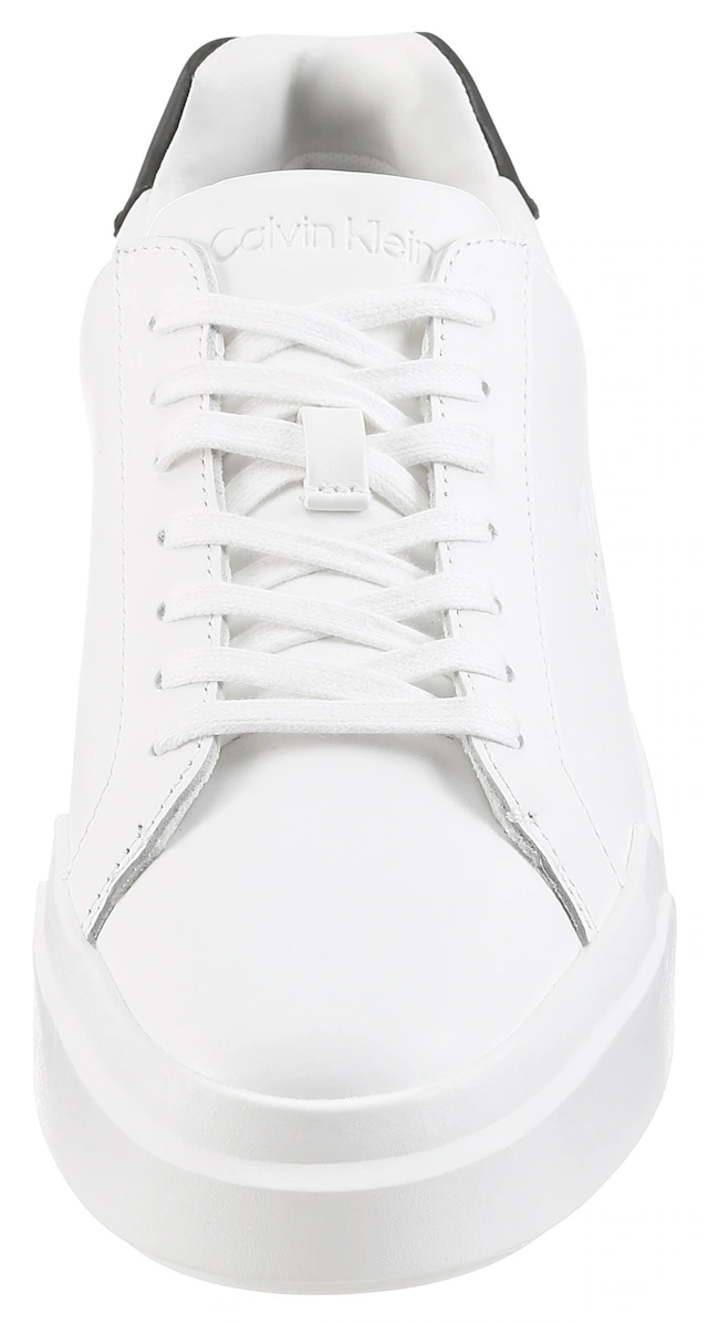 Calvin Klein Jeans Sneaker »CHUNKY CUPSOLE LACEUP LTH« Freizeitschuh, Halbschuh, Schnürer mit CK-Logoprägung