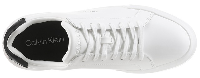 Calvin Klein Jeans Sneaker »CHUNKY CUPSOLE LACEUP LTH« Freizeitschuh, Halbschuh, Schnürer mit CK-Logoprägung