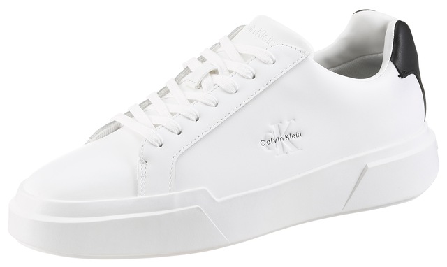 Calvin Klein Jeans Sneaker »CHUNKY CUPSOLE LACEUP LTH« Freizeitschuh, Halbschuh, Schnürer mit CK-Logoprägung