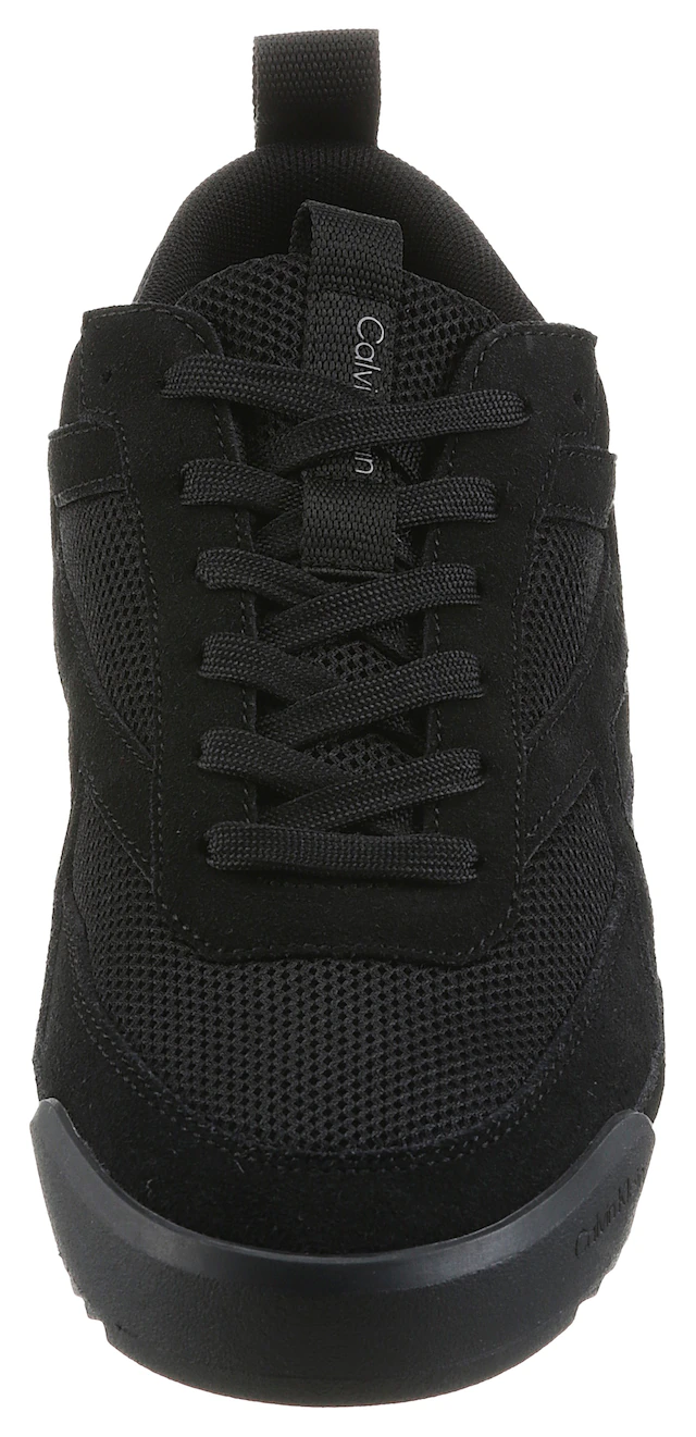 Calvin Klein Sneaker »LOW PRO RUNNER MIX MAT« Freizeitschuh, Halbschuh, Schnürschuh mit seitlichem Logoschriftzug