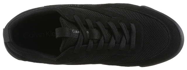 Calvin Klein Sneaker »LOW PRO RUNNER MIX MAT« Freizeitschuh, Halbschuh, Schnürschuh mit seitlichem Logoschriftzug