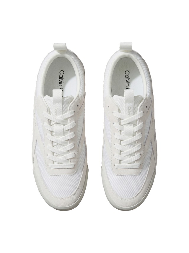 Calvin Klein Sneaker »LOW PRO RUNNER MIX MAT« Freizeitschuh, Halbschuh, Schnürschuh mit seitlichem Logoschriftzug
