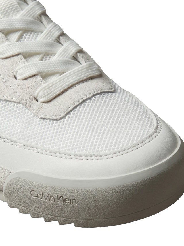 Calvin Klein Sneaker »LOW PRO RUNNER MIX MAT« Freizeitschuh, Halbschuh, Schnürschuh mit seitlichem Logoschriftzug