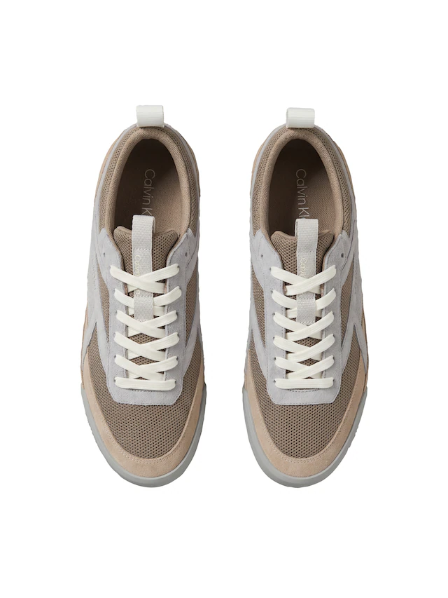 Calvin Klein Sneaker »LOW PRO RUNNER MIX MAT« Freizeitschuh, Halbschuh, Schnürschuh mit seitlichem Logoschriftzug