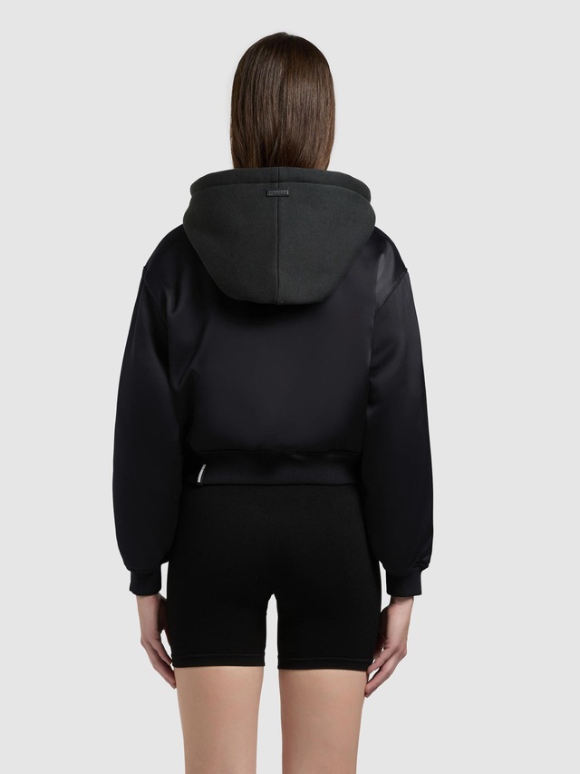 khujo Collegejacke »Chani« mit Kapuze Kurze Damen Bomberjacke mit Kapuze