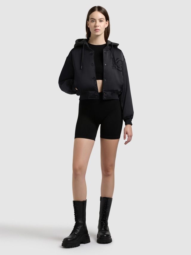 khujo Collegejacke »Chani« mit Kapuze Kurze Damen Bomberjacke mit Kapuze