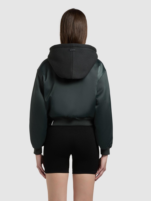 khujo Collegejacke »Chani« mit Kapuze Kurze Damen Bomberjacke mit Kapuze