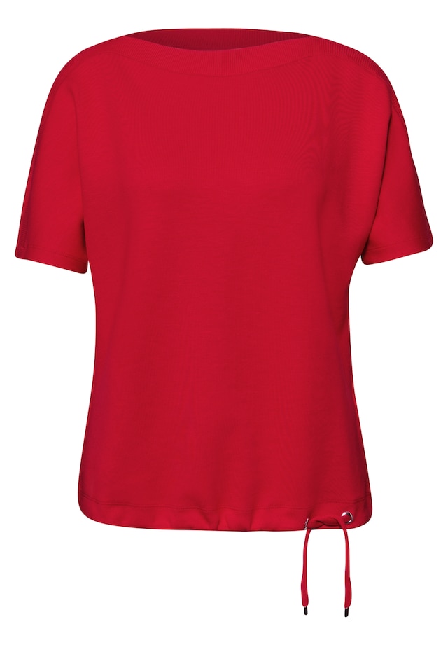 STREET ONE T-Shirt mit U-Boot-Ausschnitt