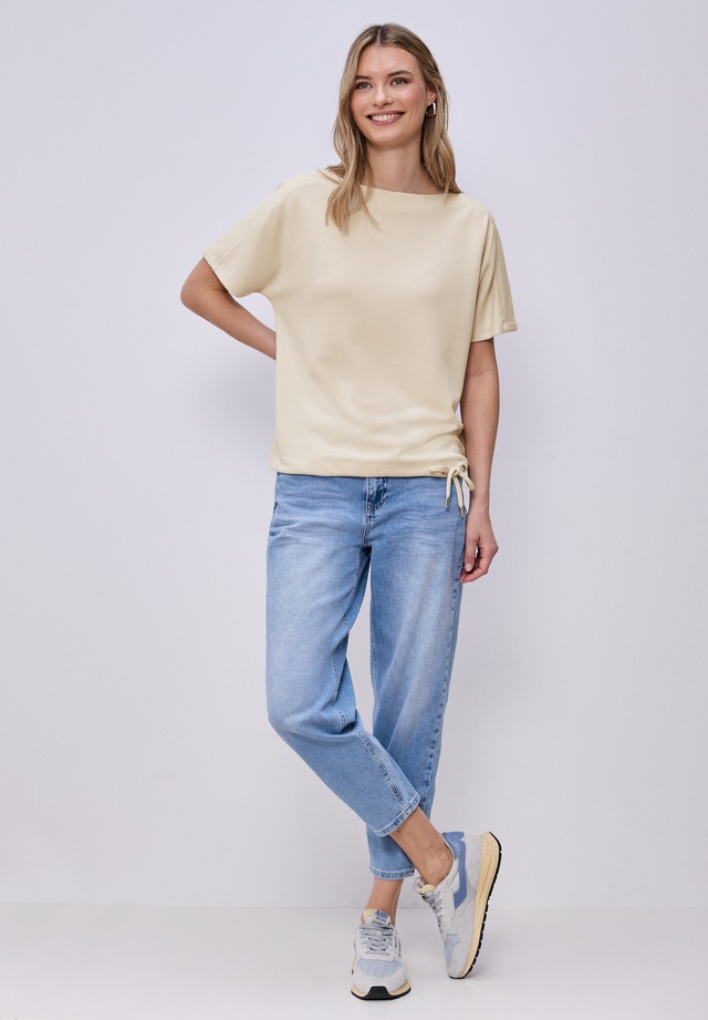 STREET ONE T-Shirt mit U-Boot-Ausschnitt