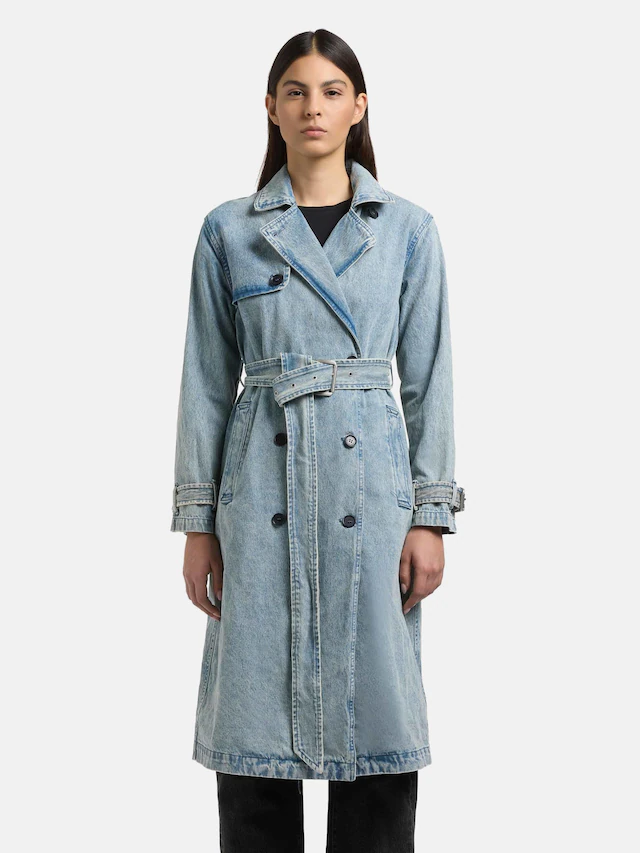 khujo Langmantel »Hera« Trenchcoat aus Jeans