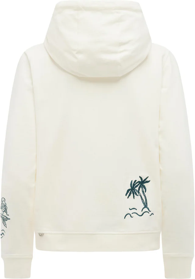 Ragwear Sweatjacke »Parya Embro« Damen Zipper mit Stickereien