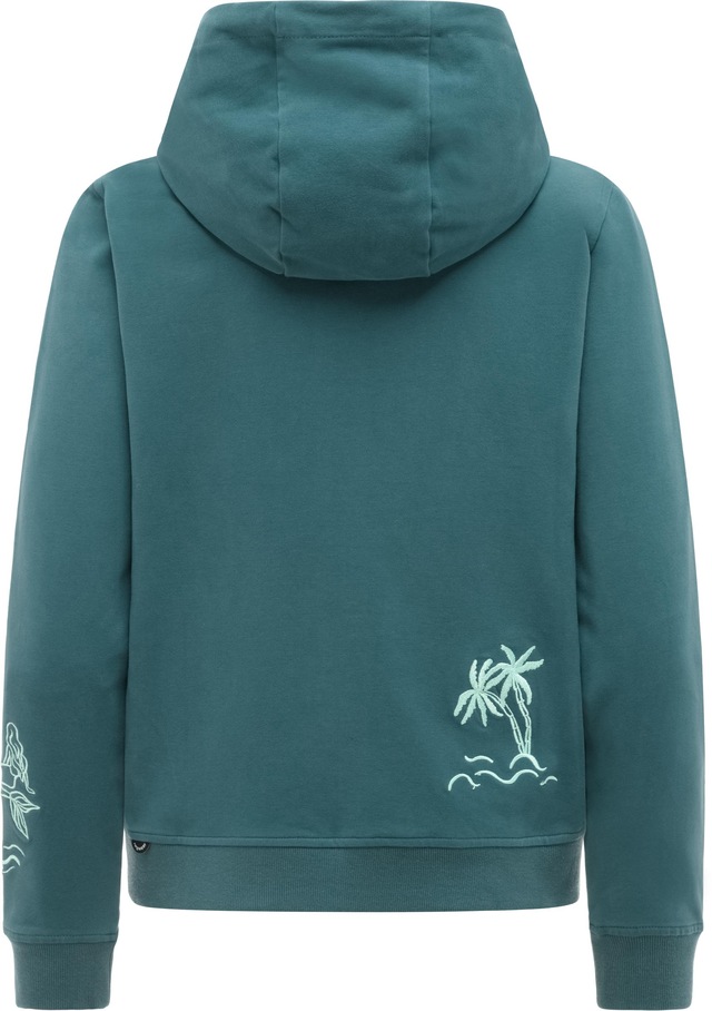 Ragwear Sweatjacke »Parya Embro« Damen Zipper mit Stickereien