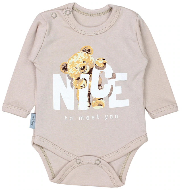 TupTam Langarmbody »Set Baby Bekleidungsset Langarmbody Hose Mütze3 teilig«