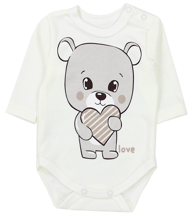 TupTam Langarmbody »Set Baby Bekleidungsset Langarmbody Hose Mütze3 teilig«