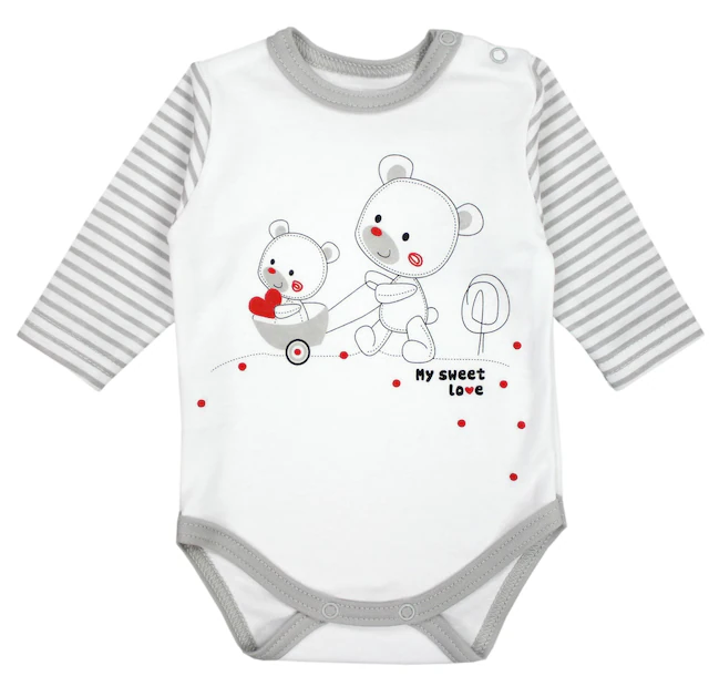 TupTam Langarmbody »Set Baby Bekleidungsset Langarmbody Hose Mütze3 teilig«