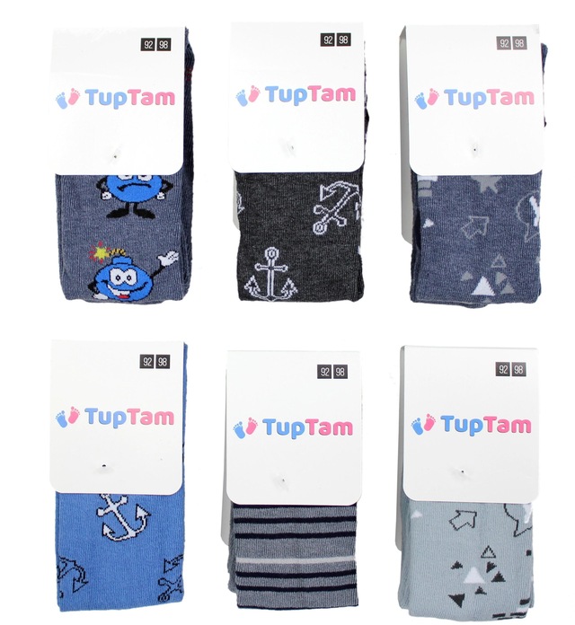 TupTam Strickstrumpfhose »Strumpfhose Baby Jungen Strickstrumpfhose 6er Pack«
