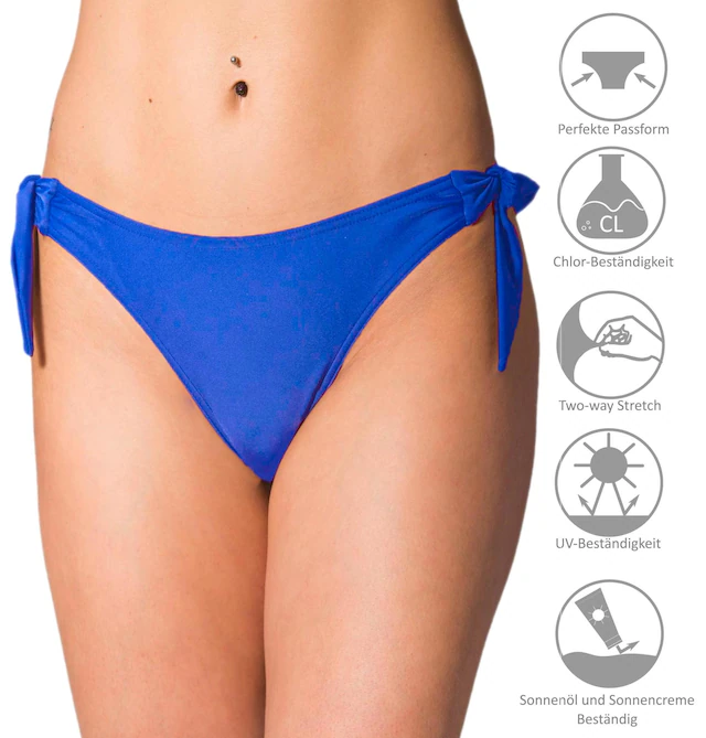 AQUARTI Bikini-Hose »Bikinihose Aquarti Damen Tanga Bikinihose Seitlich Gebunden«