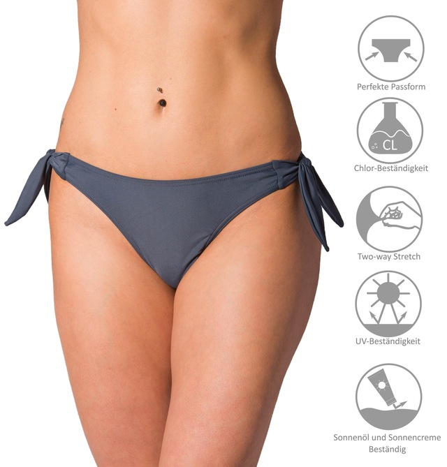 AQUARTI Bikini-Hose »Bikinihose Aquarti Damen Tanga Bikinihose Seitlich Gebunden«