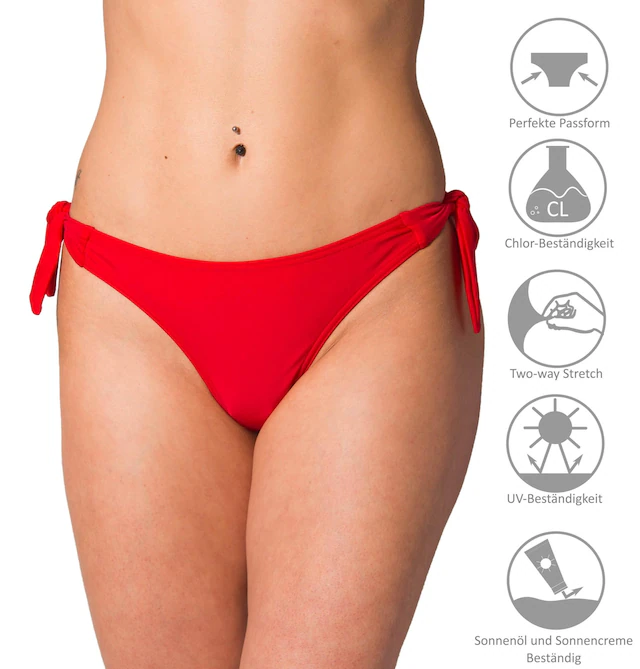 AQUARTI Bikini-Hose »Bikinihose Aquarti Damen Tanga Bikinihose Seitlich Gebunden«