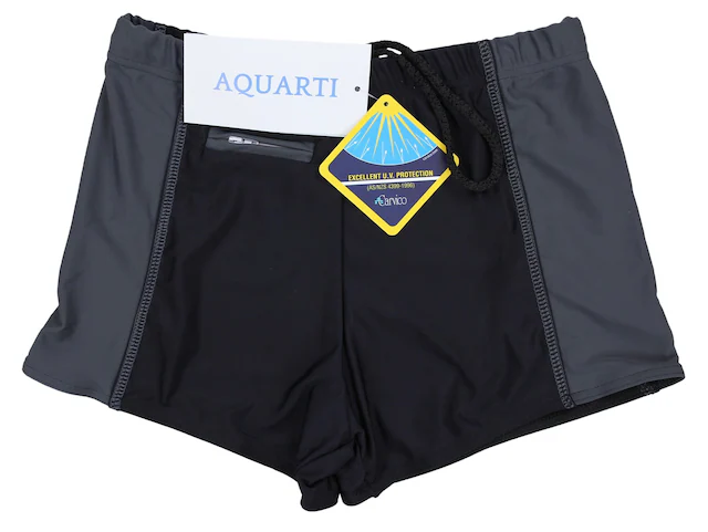 AQUARTI Badehose »Badehose Aquarti Herren Badehose mit Reißverschlusstasche«