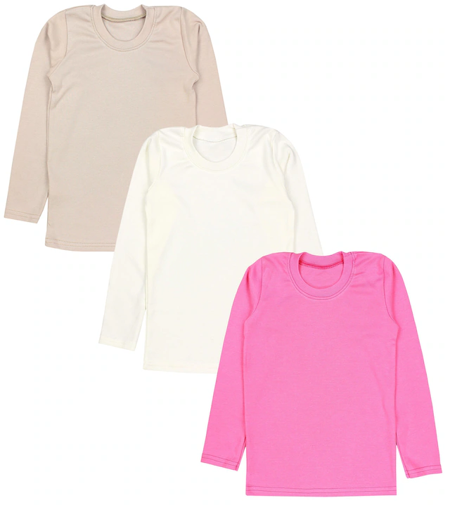 TupTam Unterhemd »Langarmshirt Mädchen Langarmshirt 3er Pack«