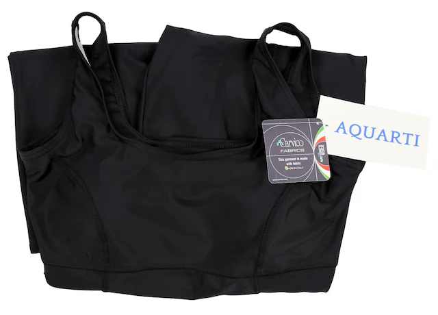 AQUARTI Badeanzug »Badeanzug Aquarti Damen Schwimmanzug mit Bein Geschlossener Rücken«