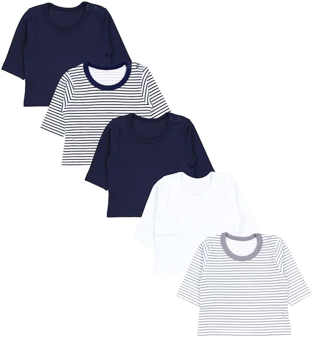 TupTam Langarmshirt »Shirt Baby Jungen Langarmshirt 5er Pack«