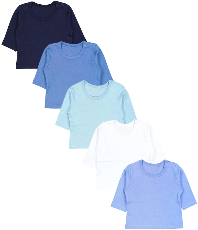 TupTam Langarmshirt »Shirt Baby Jungen Langarmshirt 5er Pack«
