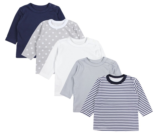 TupTam Langarmshirt »Shirt Baby Jungen Langarmshirt 5er Pack«