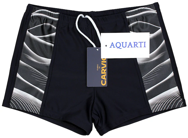 AQUARTI Badehose »Badehose Aquarti Herren Badehose Kurz Sportlich Streifen«