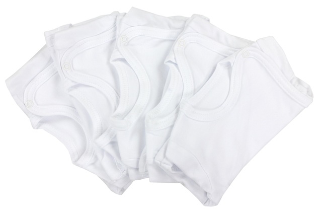 TupTam Langarmwickelbody »Wickelbody Baby Langarm Wickelbody 5er Pack«