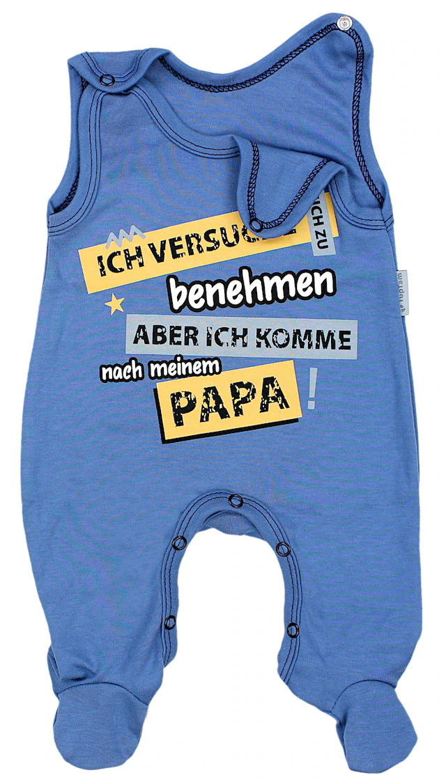 TupTam Strampler »Strampler Unisex Baby Strampler mit Spruch«