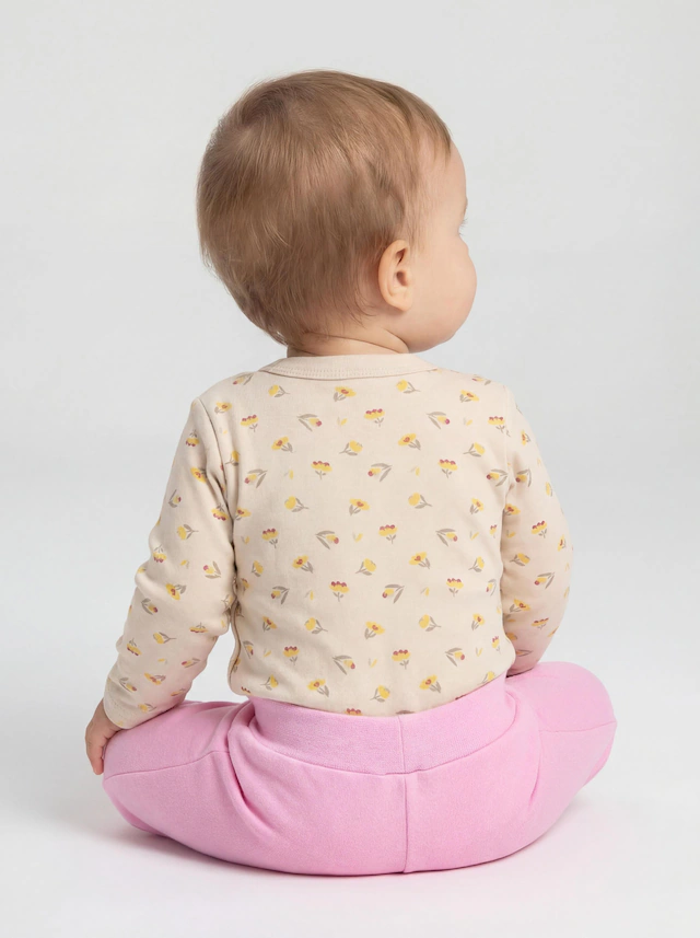 TupTam Langarmwickelbody »Wickelbody Unisex Baby Wickelbody Langarm 5er Set«