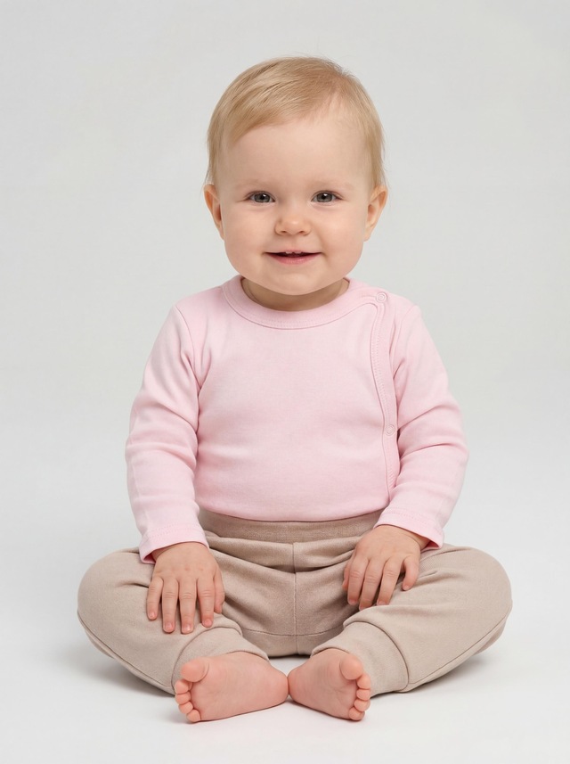 TupTam Langarmwickelbody »Wickelbody Unisex Baby Wickelbody Langarm 5er Set«