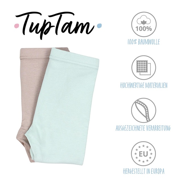 TupTam Leggings »Leggings Baby Mädchen Lange Leggings 2er Pack«