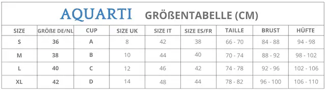 AQUARTI Triangel-Bikini-Top »Bikini Oberteil Damen Bikini Top Oberteil Triangel Neckholder Push Up Padded Zum Binden«
