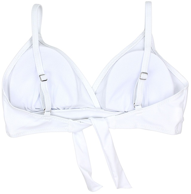 AQUARTI Triangel-Bikini-Top »Bikini Oberteil Damen Bikini Top Oberteil Triangel Neckholder Push Up Padded Zum Binden«