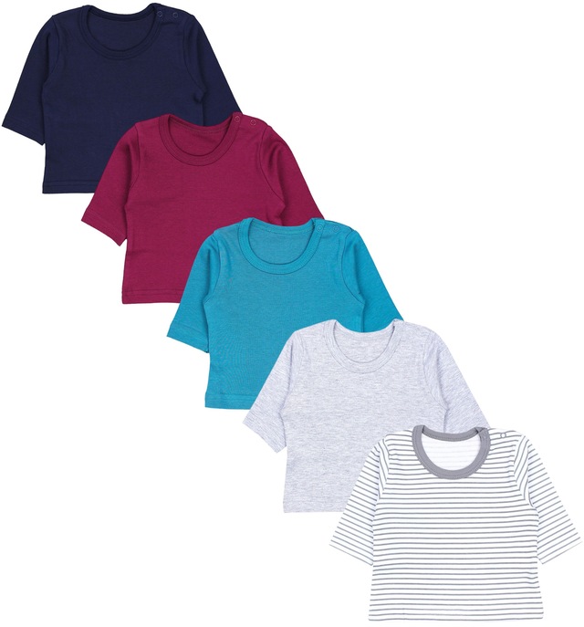 TupTam Langarmshirt »Shirt Baby Jungen Langarmshirt 5er Set«